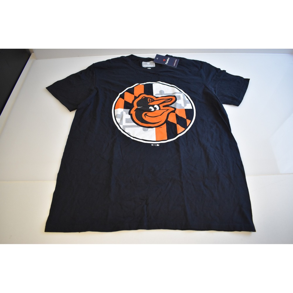 Fanatics Baltimore Orioles Men's L T-Shirt Baseball Black 100% Cotton MLB NWT